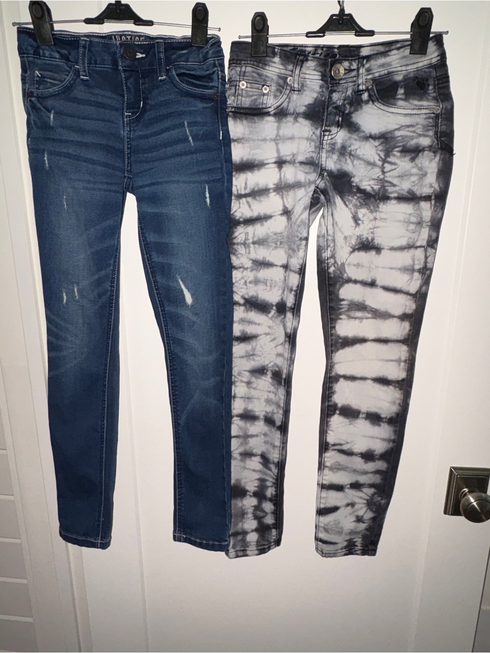 girl's Justice skinny jeans bundle sz 10 slim EUC